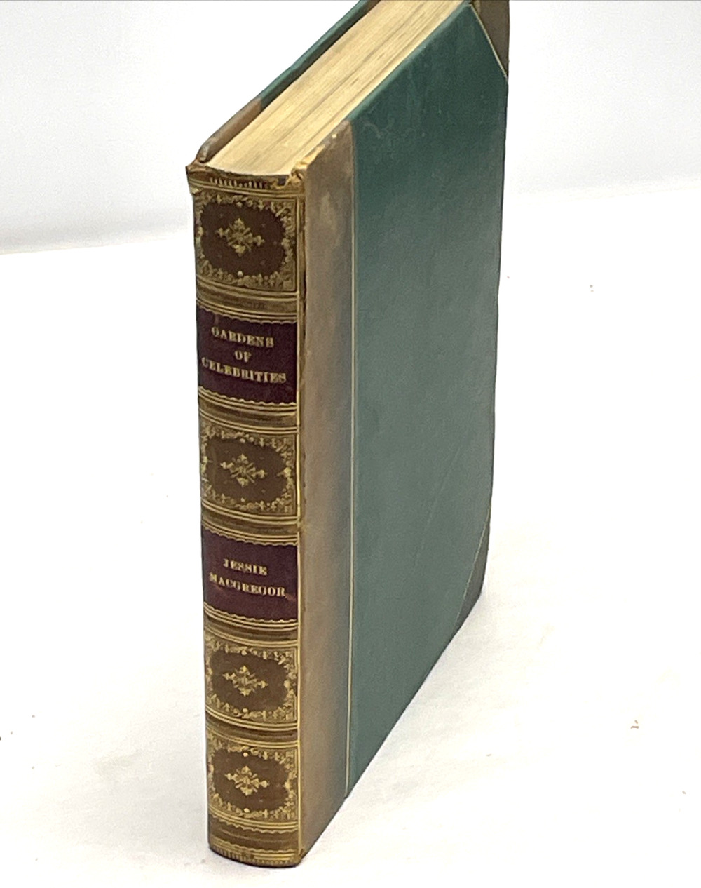 Gardens of Celebrities & Celebrated Gardens Macgregor 1/4 Leather 20 Colour Plat